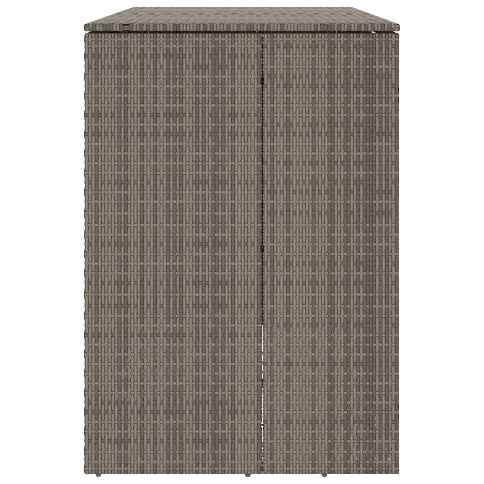 vidaXL Pojemnik na śmieci 2 pcs Szary 130 x 80 x 115 cm Polietylen