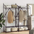 vidaXL Otwy garderoba Gładki 2 pcs 78 x 36 x 158 cm