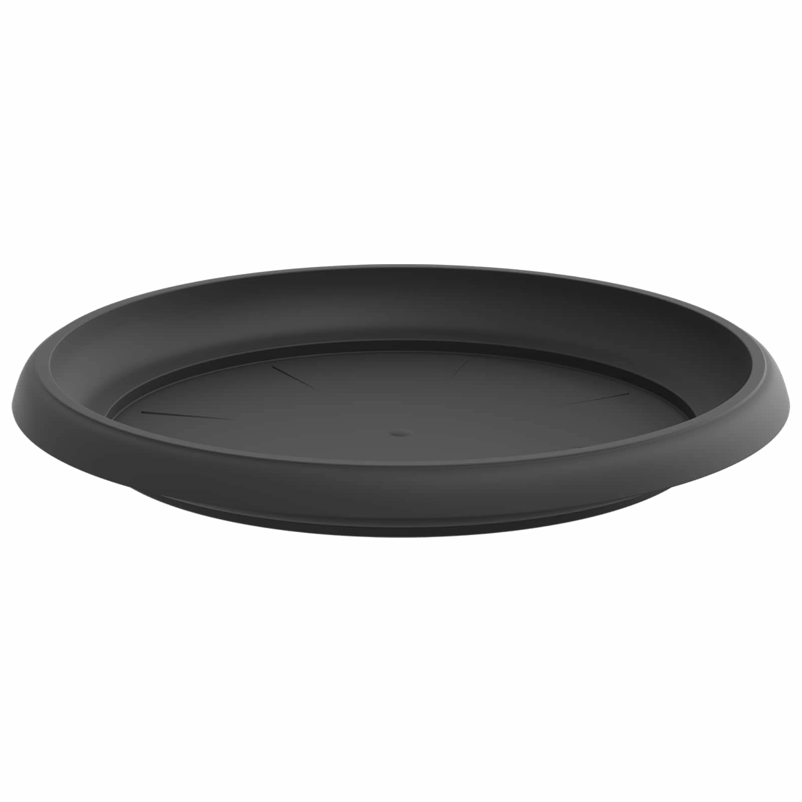 vidaXL Doniczki 24 pcs Czarny Ø 30 x 25 cm Z tworzywa sztucznego