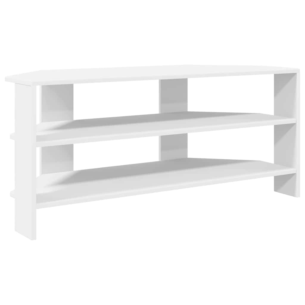 vidaXL RogowaSzafkanaTelewizor Biały 102x40,5x45cm