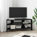 vidaXL RogowaSzafkanaTelewizor Czarny 102x40,5x45cm