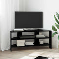 vidaXL RogowaSzafkanaTelewizor 102x40,5x45cm Czarny