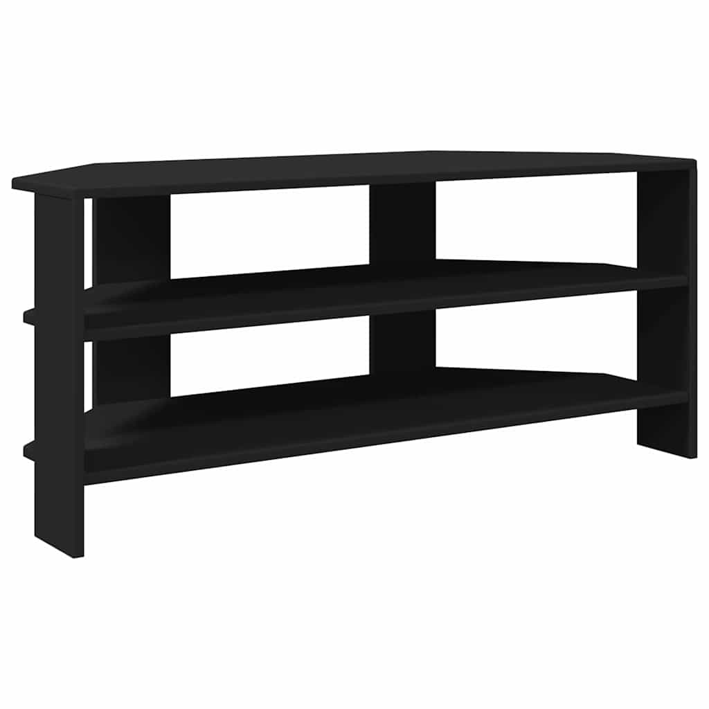 vidaXL RogowaSzafkanaTelewizor Czarny 102x40,5x45cm
