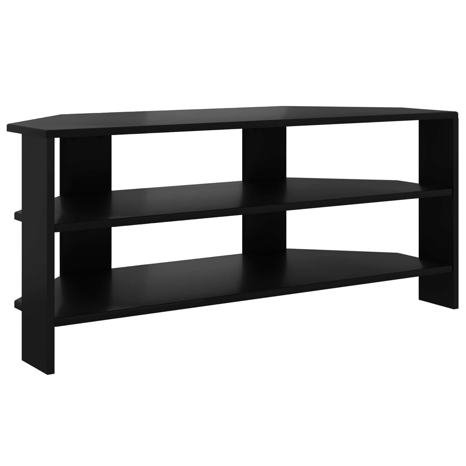 vidaXL RogowaSzafkanaTelewizor 102x40,5x45cm Czarny