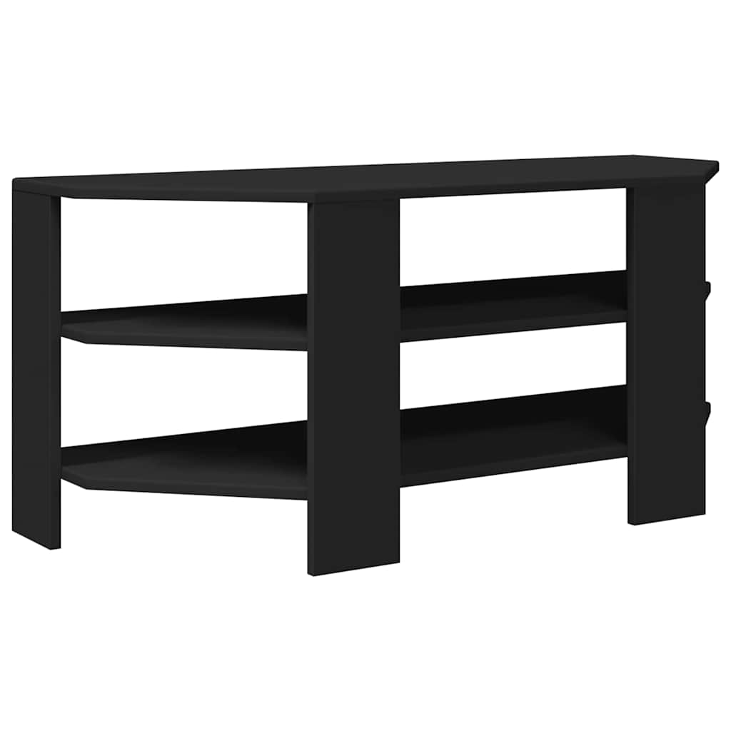 vidaXL RogowaSzafkanaTelewizor Czarny 102x40,5x45cm