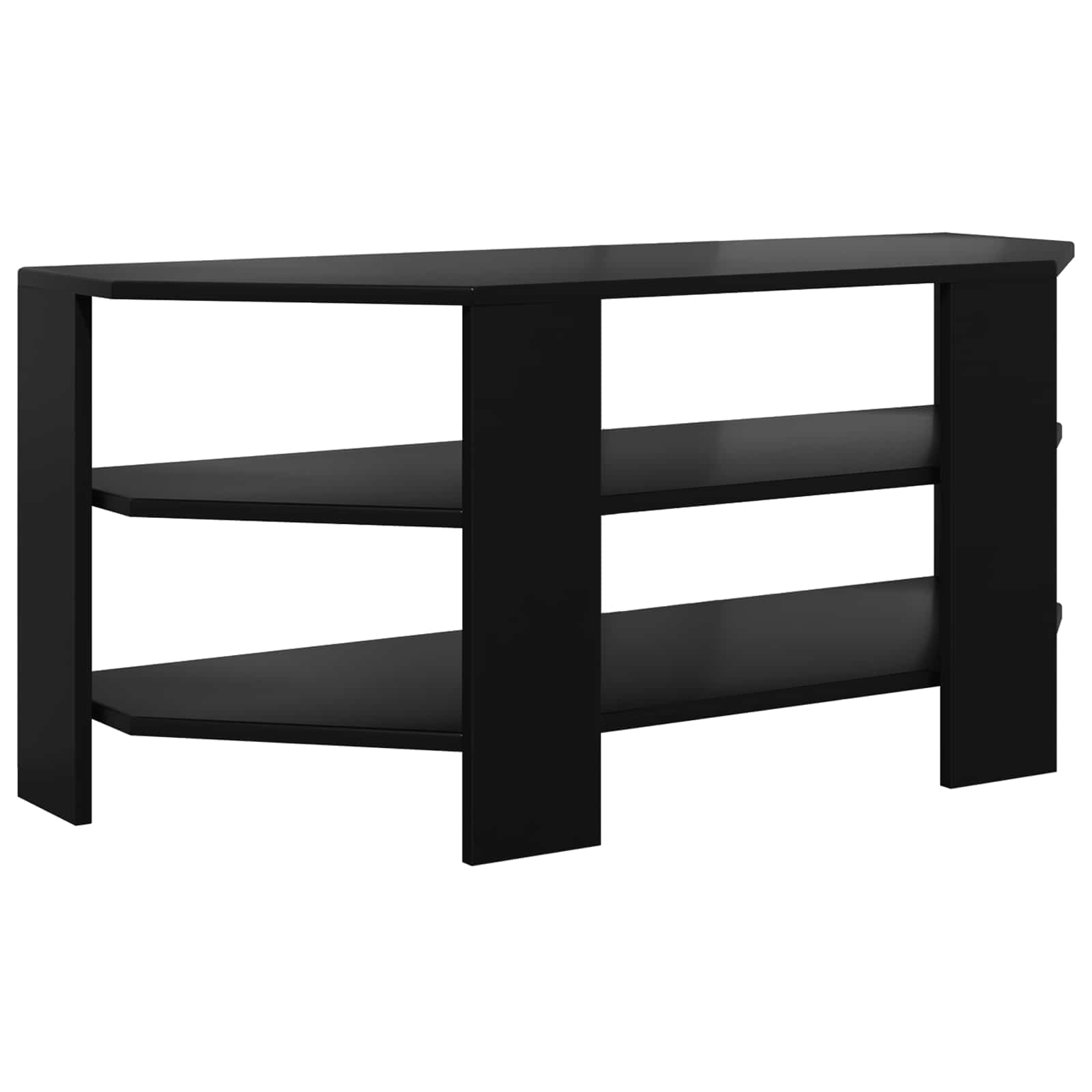 vidaXL RogowaSzafkanaTelewizor 102x40,5x45cm Czarny