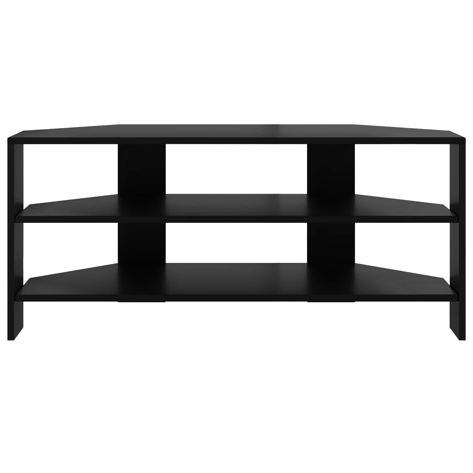 vidaXL RogowaSzafkanaTelewizor 102x40,5x45cm Czarny