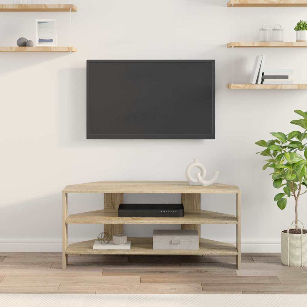 vidaXL RogowaSzafkanaTelewizor Dąb Sonoma 102x40,5x45cm