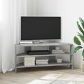 vidaXL RogowaSzafkanaTelewizor Betonowy szary 102x40,5x45cm