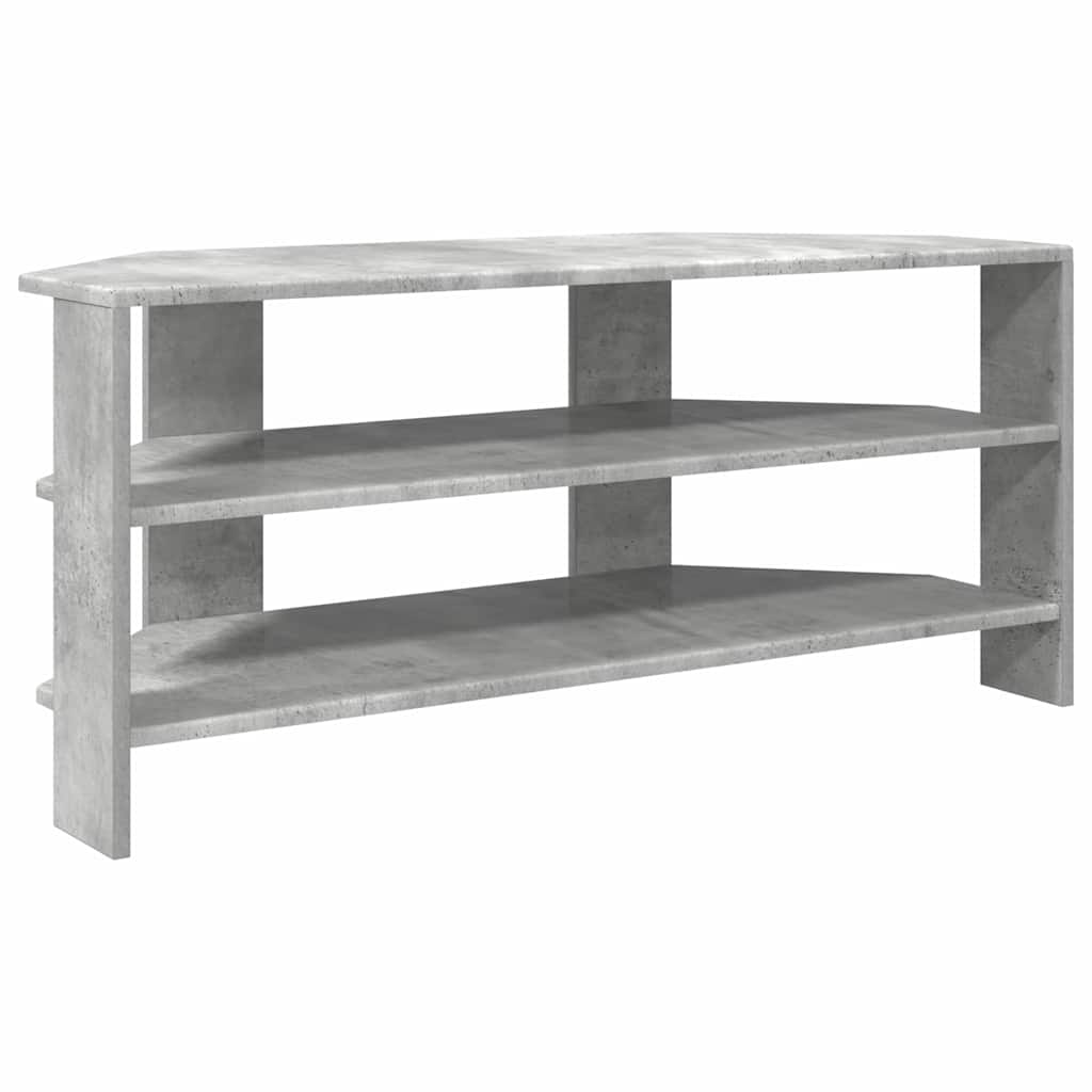 vidaXL RogowaSzafkanaTelewizor Betonowy szary 102x40,5x45cm