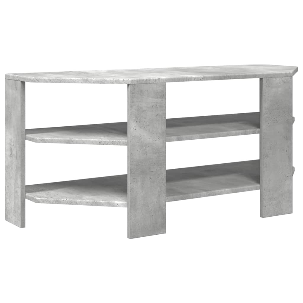 vidaXL RogowaSzafkanaTelewizor Betonowy szary 102x40,5x45cm