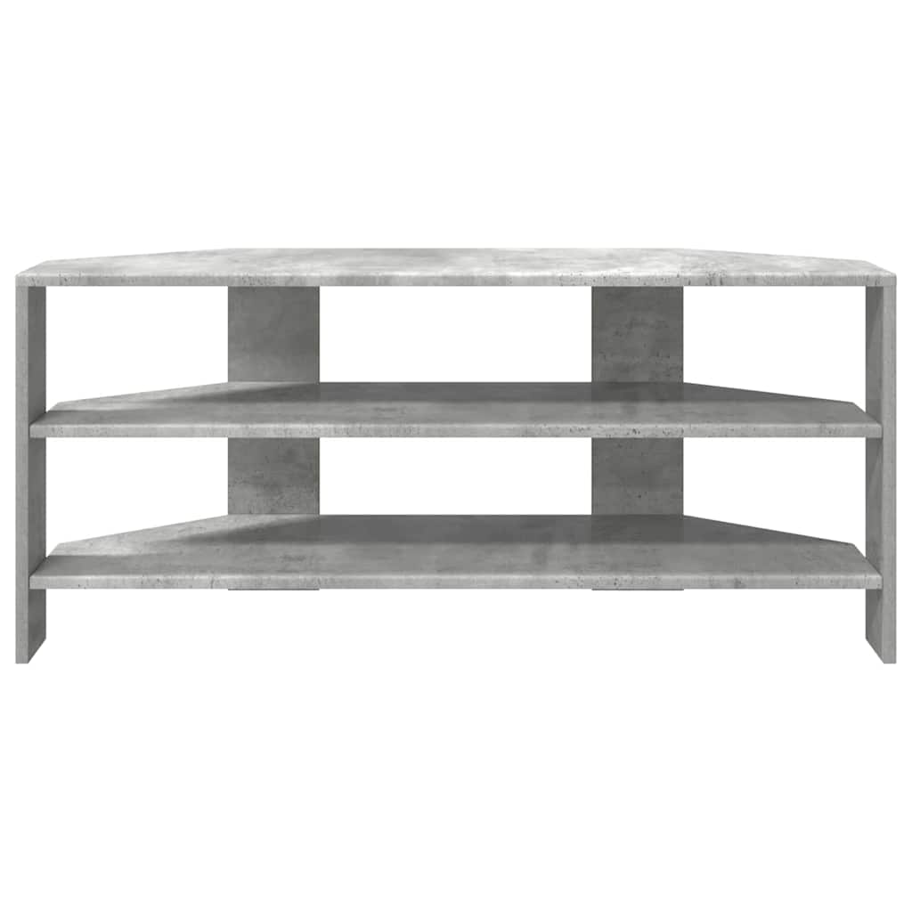 vidaXL RogowaSzafkanaTelewizor Betonowy szary 102x40,5x45cm