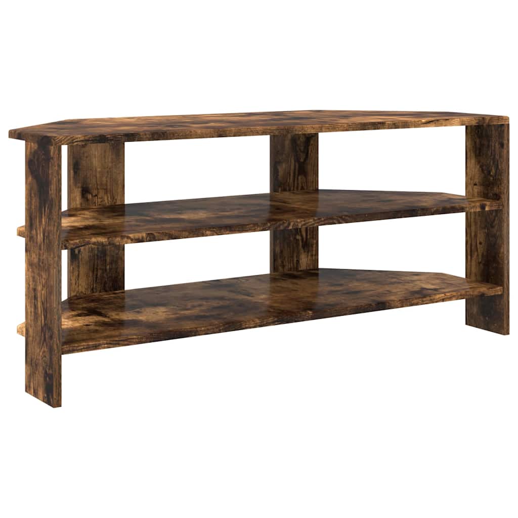 vidaXL RogowaSzafkanaTelewizor Dąb wędzony 102x40,5x45cm