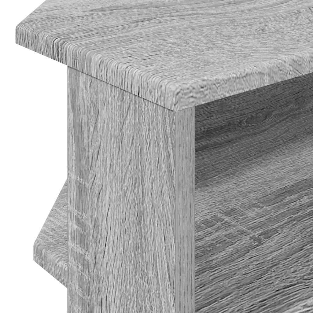 vidaXL RogowaSzafkanaTelewizor Szary Sonoma 102x40,5x45cm