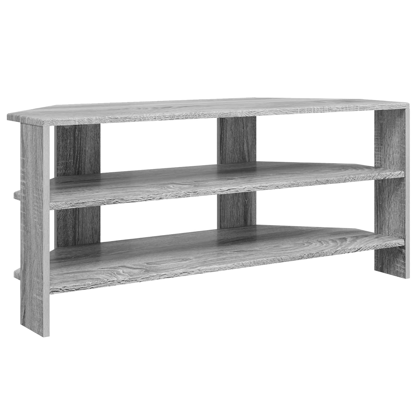 vidaXL RogowaSzafkanaTelewizor 102x40,5x45cm Szary Sonoma