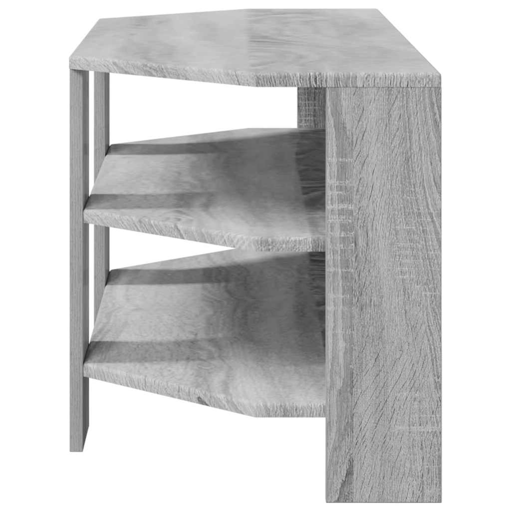 vidaXL RogowaSzafkanaTelewizor Szary Sonoma 102x40,5x45cm