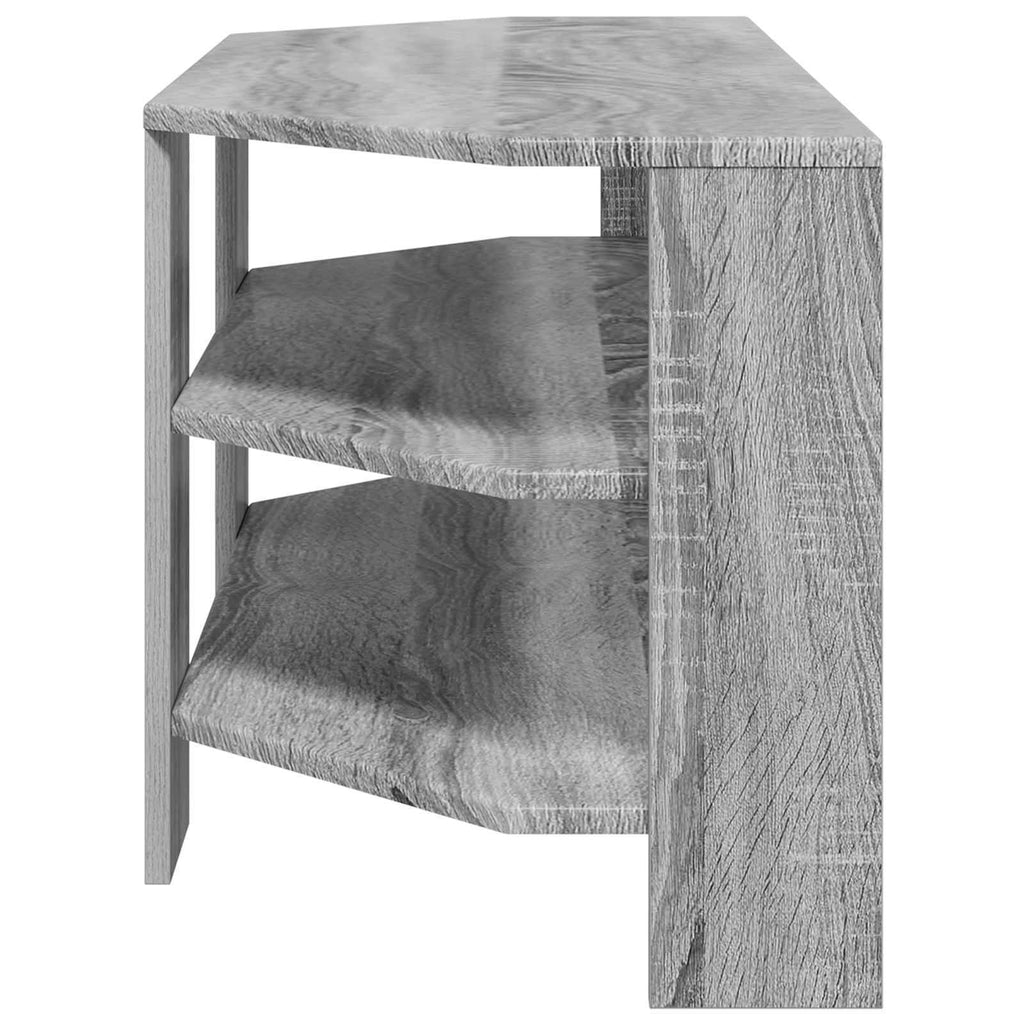 vidaXL RogowaSzafkanaTelewizor 102x40,5x45cm Szary Sonoma