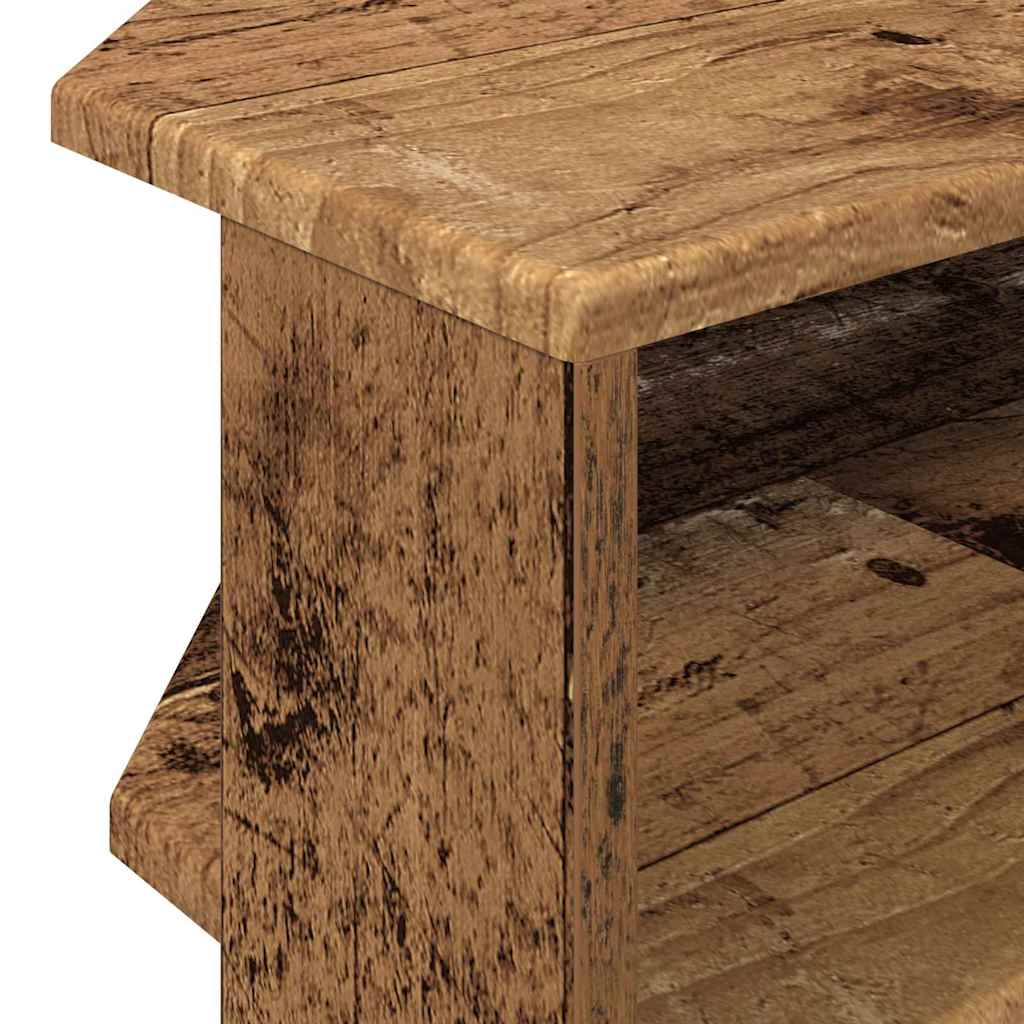 vidaXL RogowaSzafkanaTelewizor Stare drewno 102x40,5x45cm