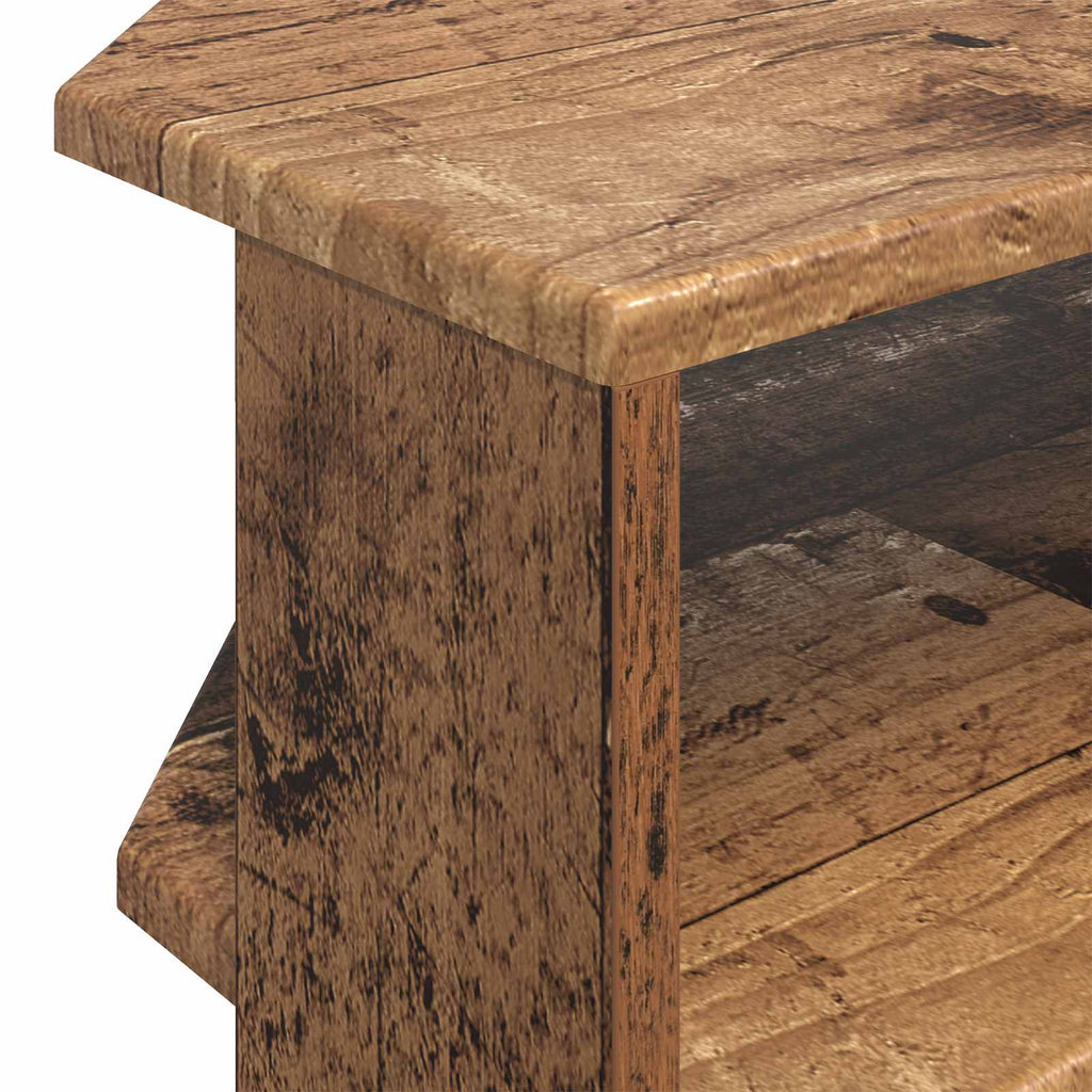 vidaXL RogowaSzafkanaTelewizor 102x40,5x45cm Stare drewno
