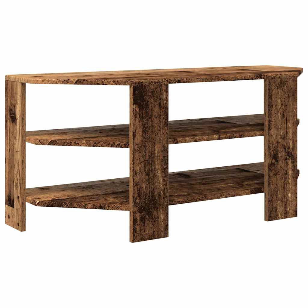 vidaXL RogowaSzafkanaTelewizor Stare drewno 102x40,5x45cm