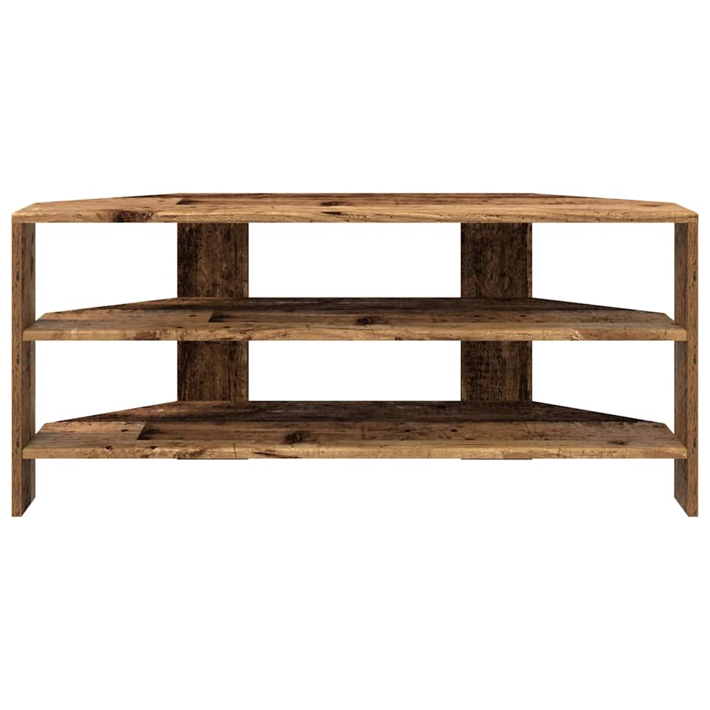 vidaXL RogowaSzafkanaTelewizor Stare drewno 102x40,5x45cm