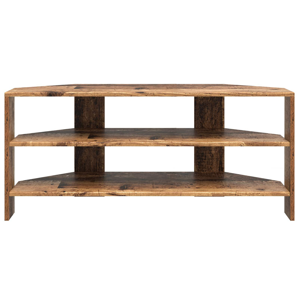 vidaXL RogowaSzafkanaTelewizor 102x40,5x45cm Stare drewno
