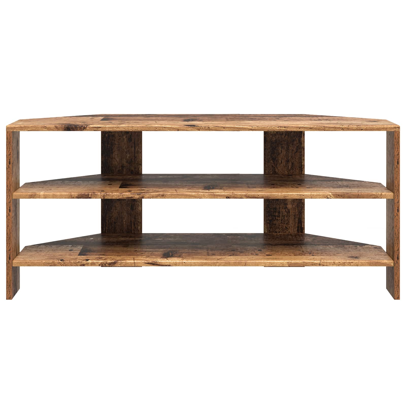 vidaXL RogowaSzafkanaTelewizor 102x40,5x45cm Stare drewno