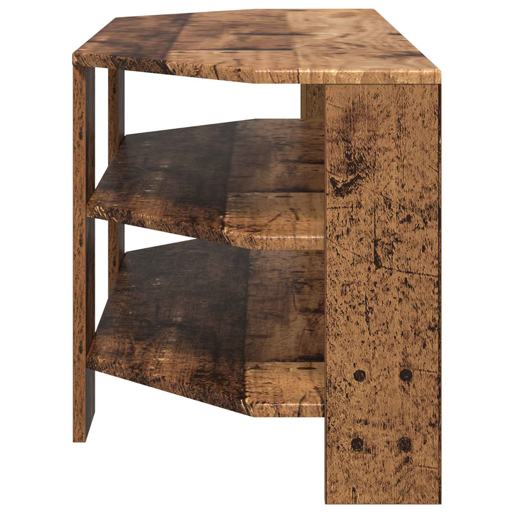 vidaXL RogowaSzafkanaTelewizor 102x40,5x45cm Stare drewno