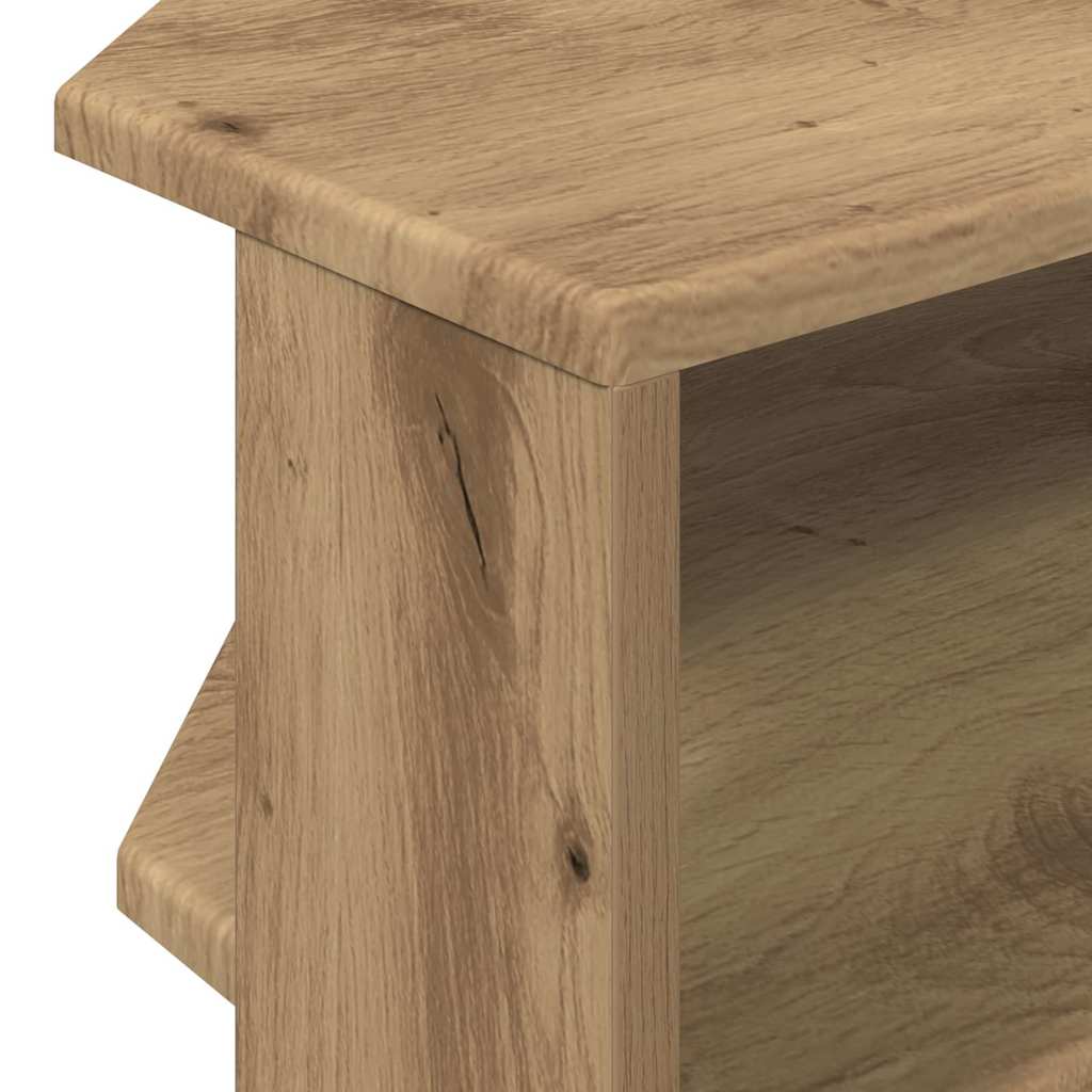 vidaXL RogowaSzafkanaTelewizor Dąb rzemieślniczy 102x40,5x45cm