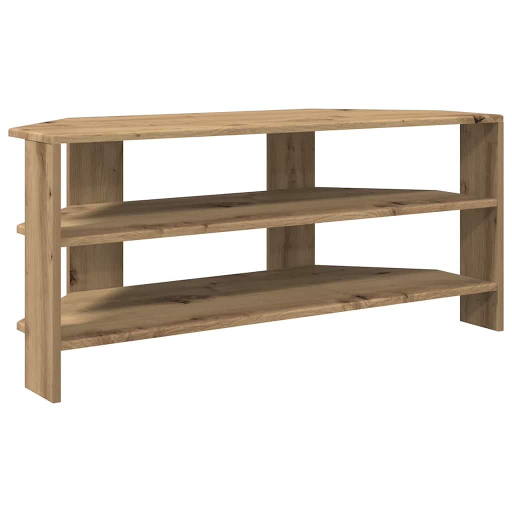 vidaXL RogowaSzafkanaTelewizor Dąb rzemieślniczy 102x40,5x45cm