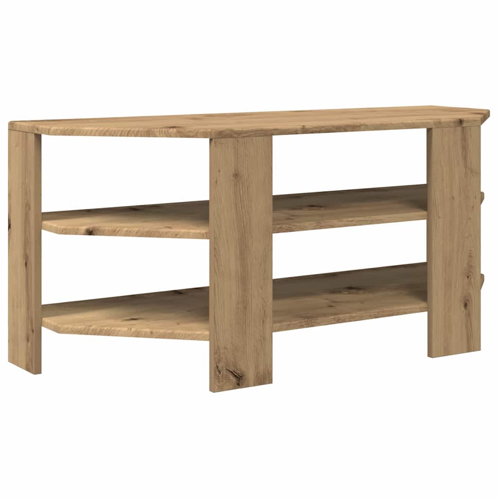 vidaXL RogowaSzafkanaTelewizor Dąb rzemieślniczy 102x40,5x45cm