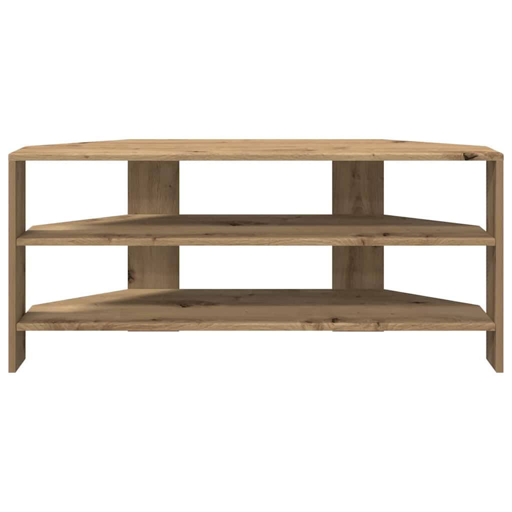 vidaXL RogowaSzafkanaTelewizor Dąb rzemieślniczy 102x40,5x45cm