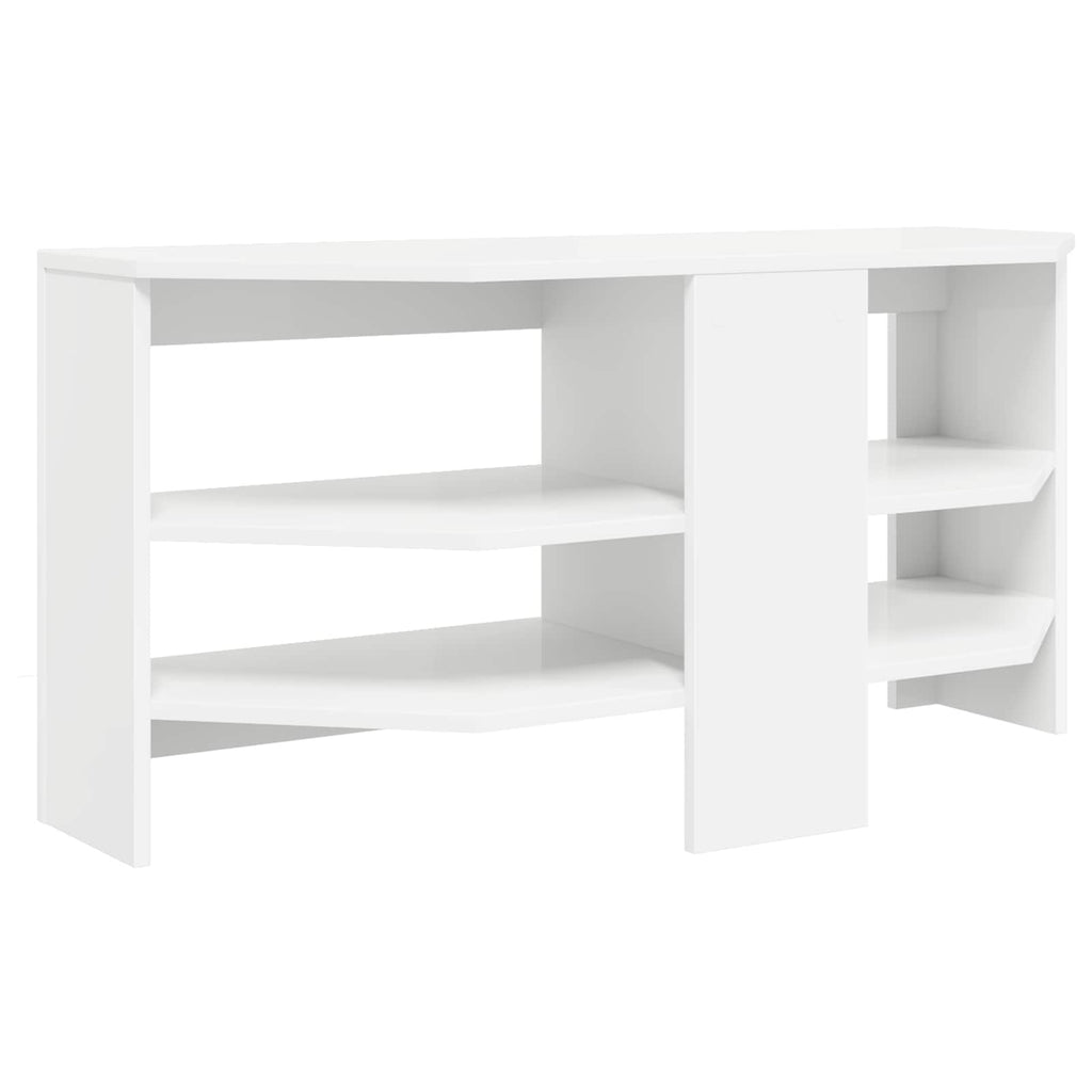vidaXL RogowaSzafkanaTelewizor 102 x 40,5 x 45 cm Biały