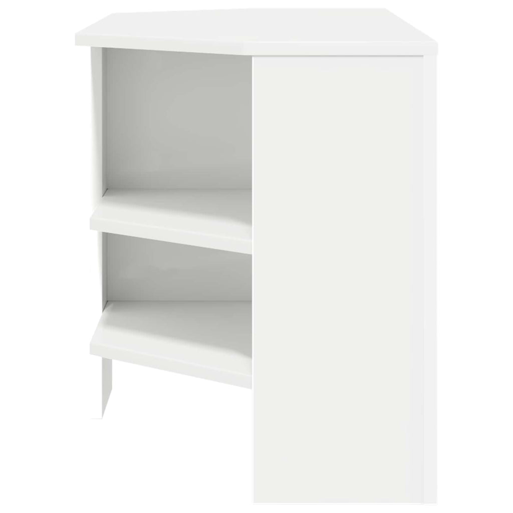 vidaXL RogowaSzafkanaTelewizor 102 x 40,5 x 45 cm Biały