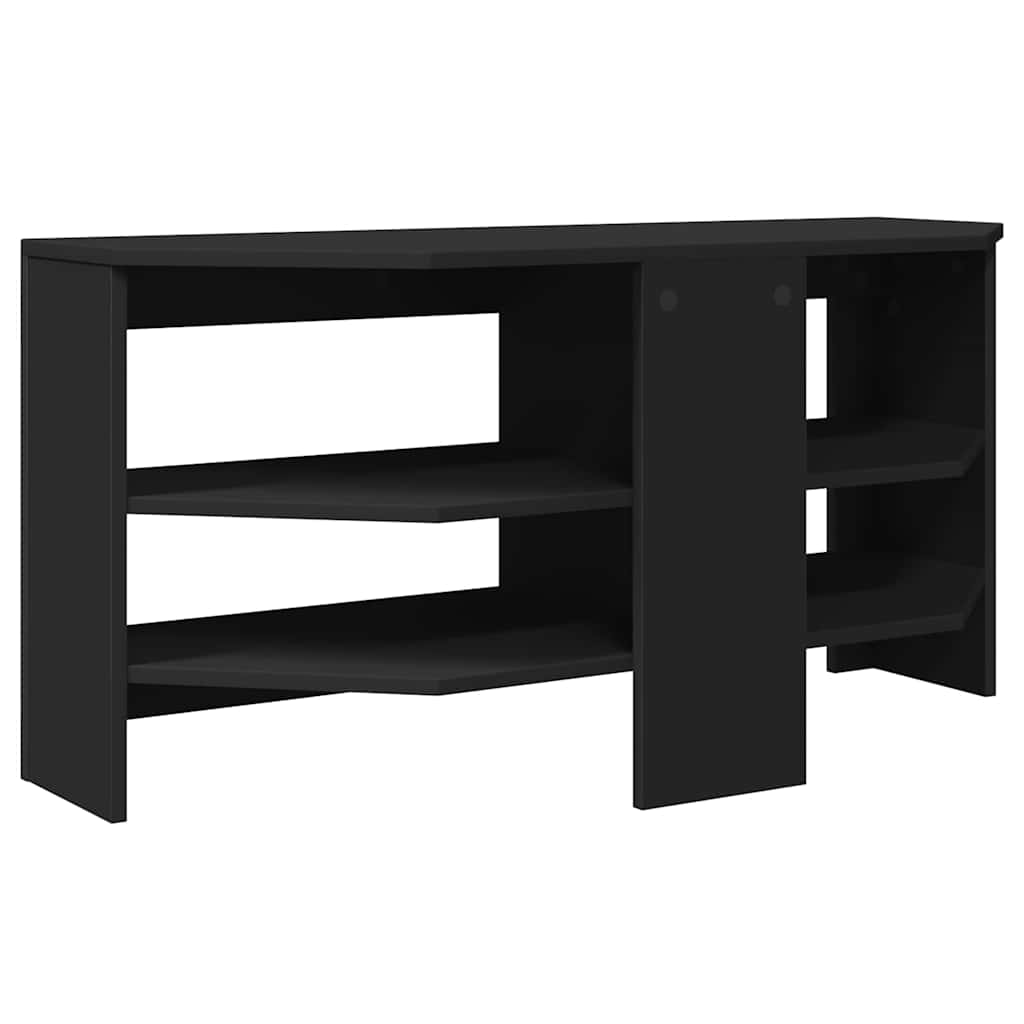 vidaXL RogowaSzafkanaTelewizor Czarny 102 x 40,5 x 45 cm
