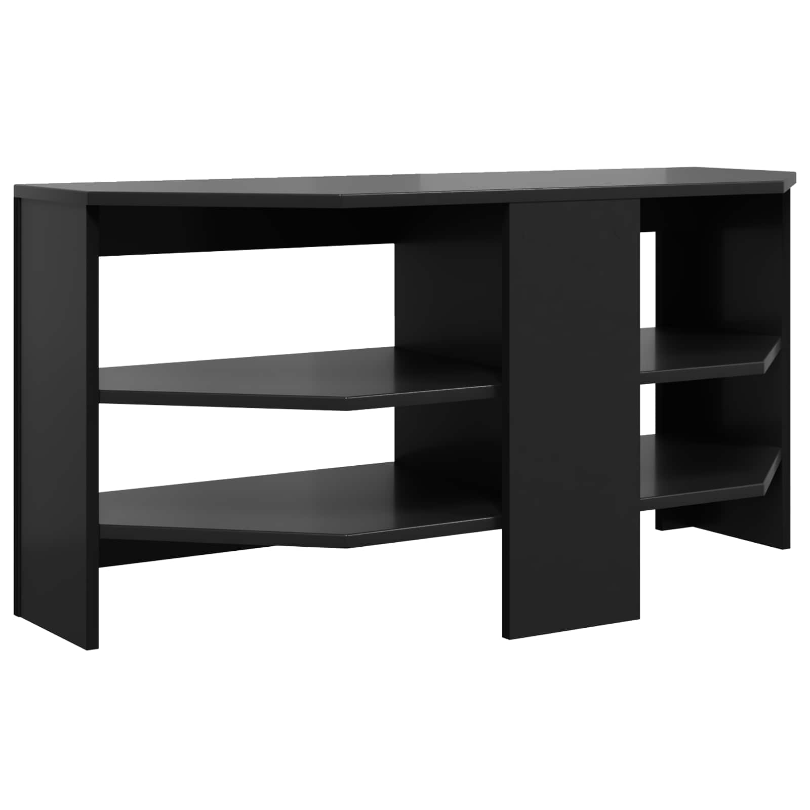 vidaXL RogowaSzafkanaTelewizor 102 x 40,5 x 45 cm Czarny