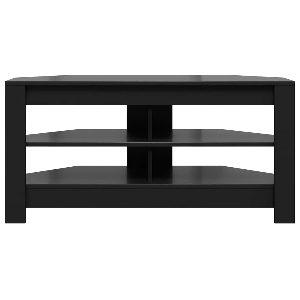 vidaXL RogowaSzafkanaTelewizor 102 x 40,5 x 45 cm Czarny