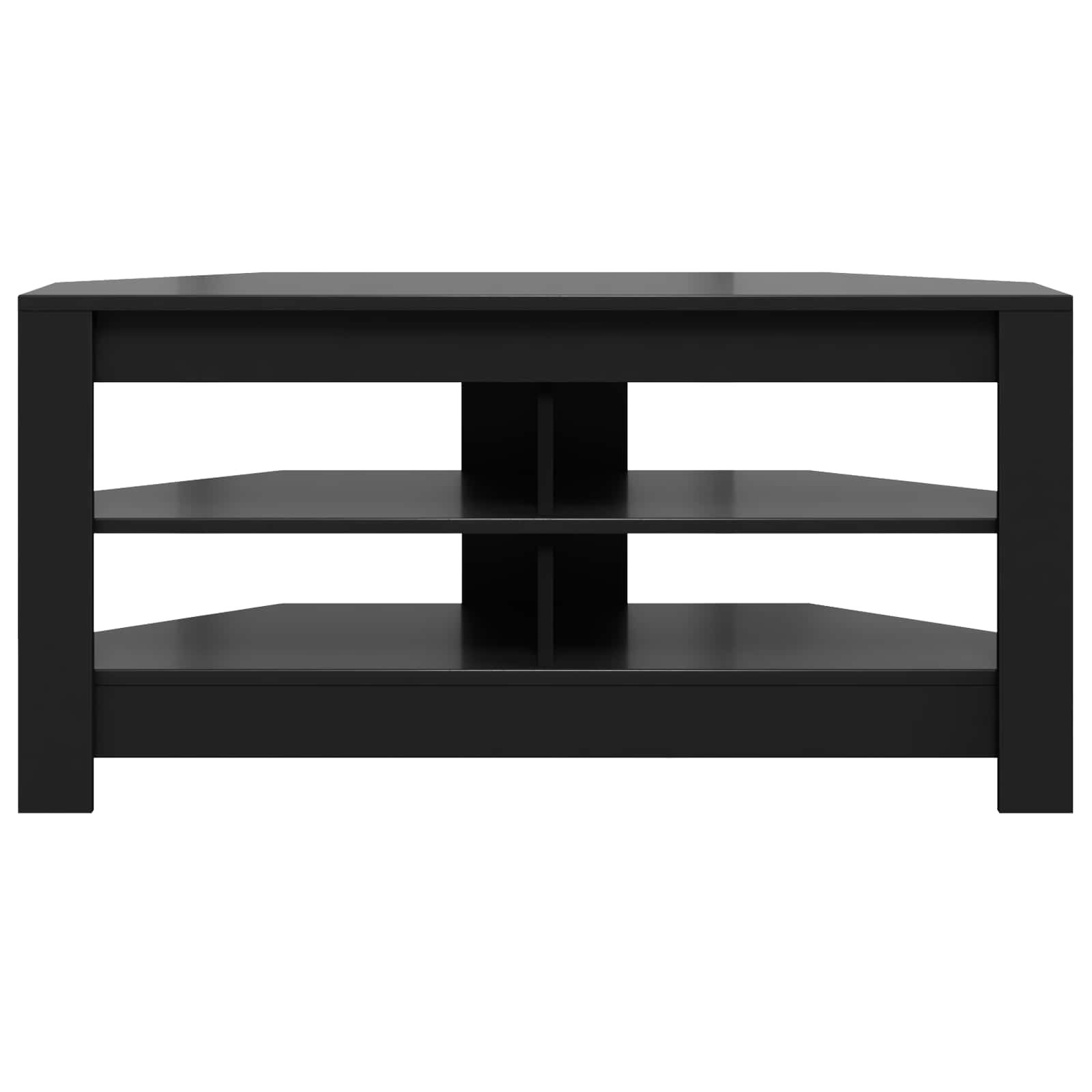 vidaXL RogowaSzafkanaTelewizor 102 x 40,5 x 45 cm Czarny