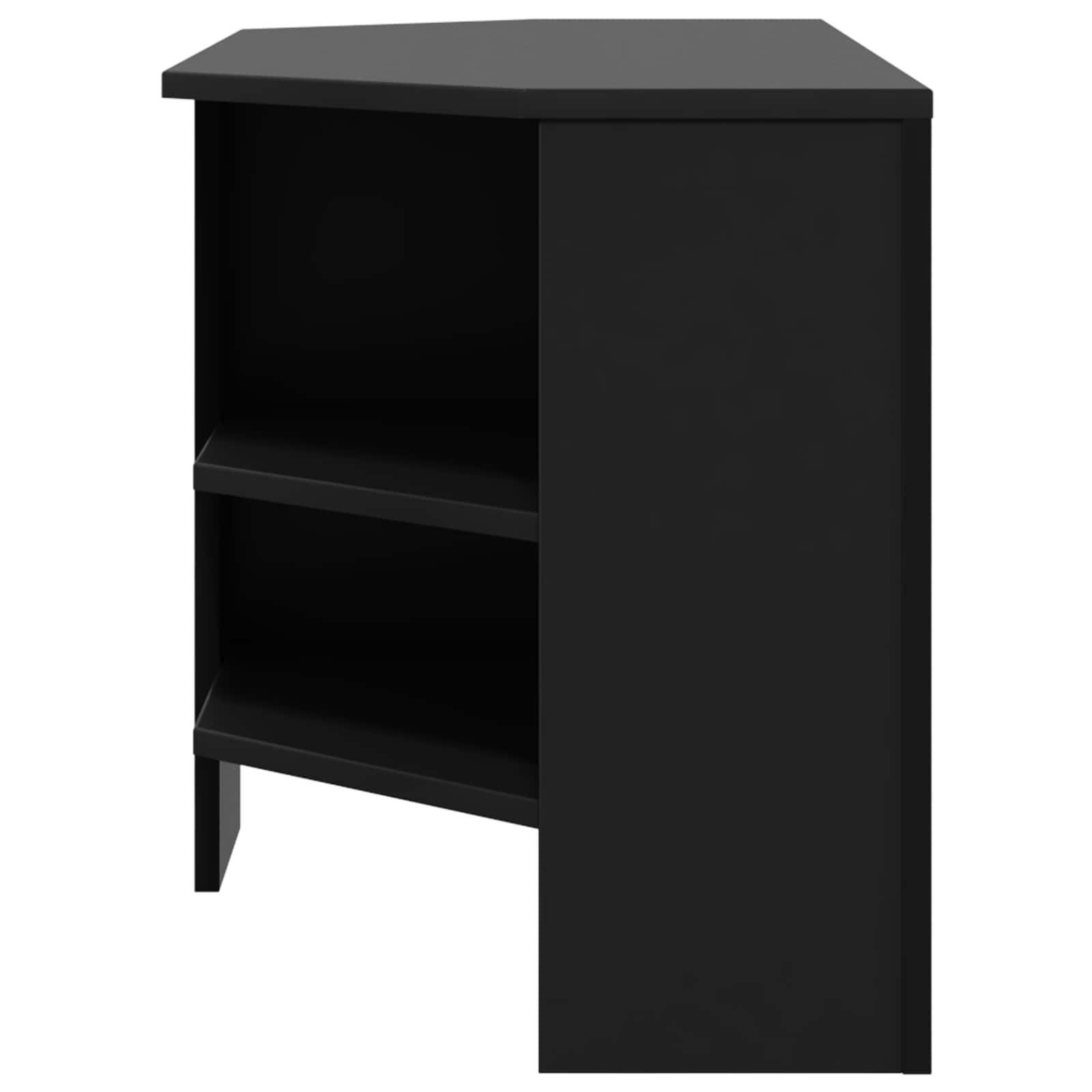vidaXL RogowaSzafkanaTelewizor 102 x 40,5 x 45 cm Czarny