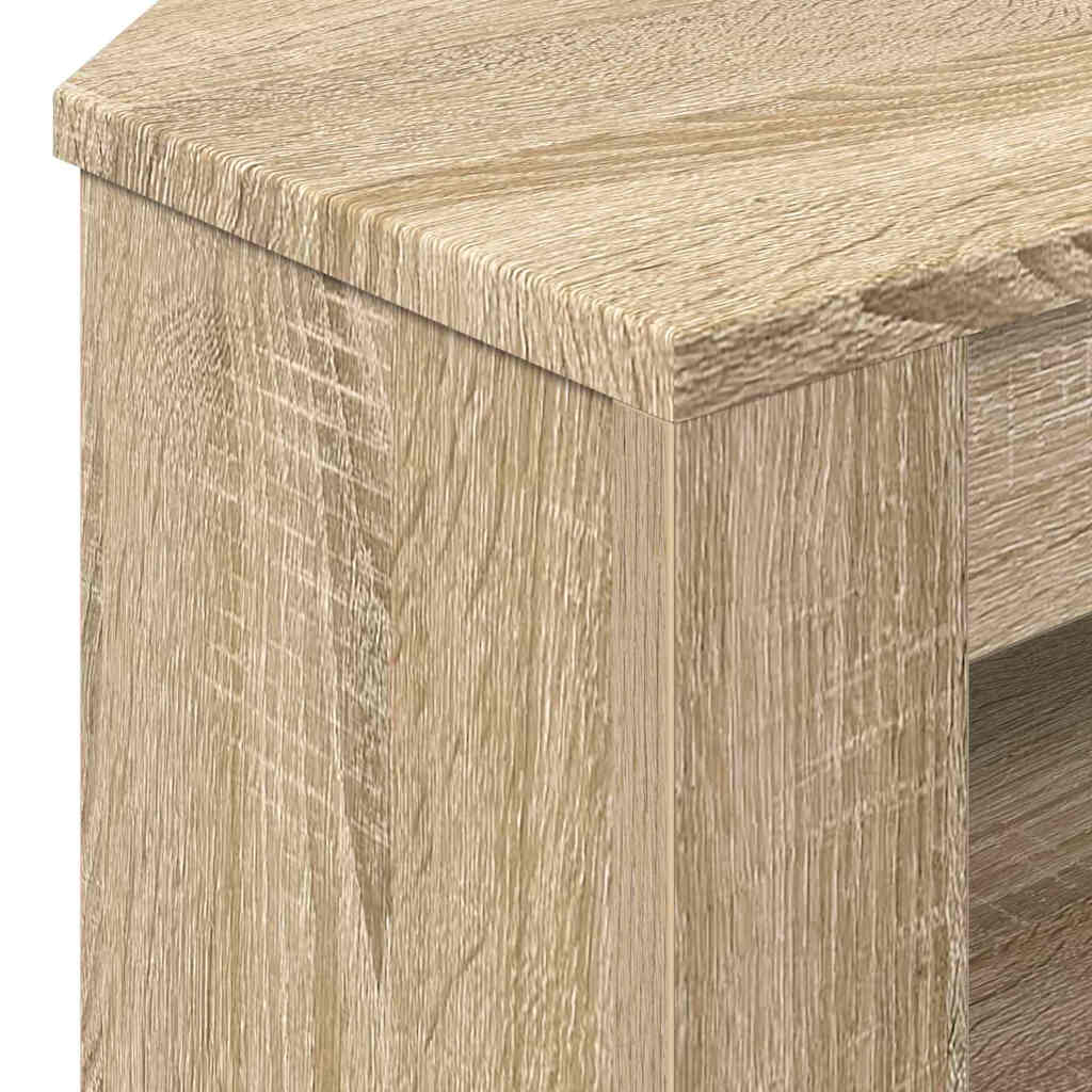 vidaXL RogowaSzafkanaTelewizor Dąb Sonoma 102 x 40,5 x 45 cm