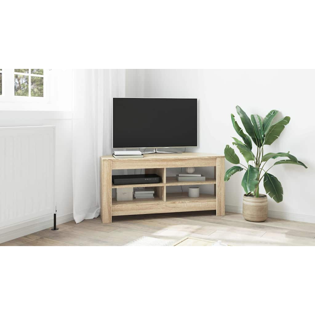 vidaXL RogowaSzafkanaTelewizor 102 x 40,5 x 45 cm Dąb Sonoma