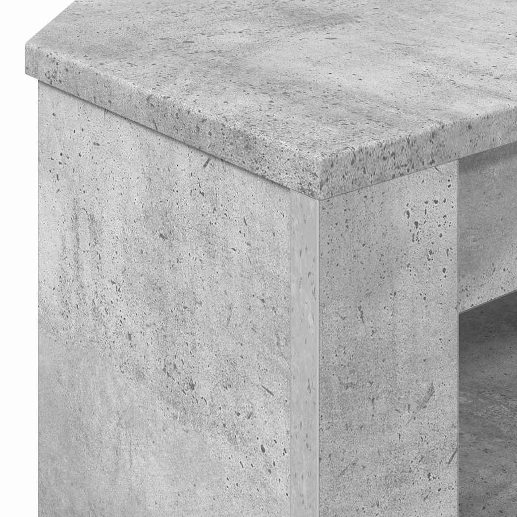 vidaXL RogowaSzafkanaTelewizor Betonowy szary 102 x 40,5 x 45 cm