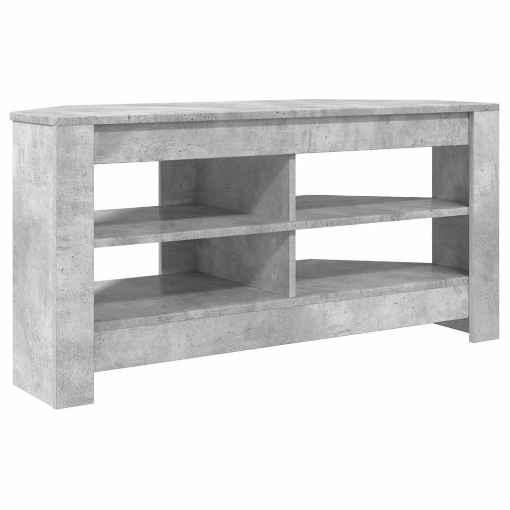 vidaXL RogowaSzafkanaTelewizor 102 x 40,5 x 45 cm Betonowy szary