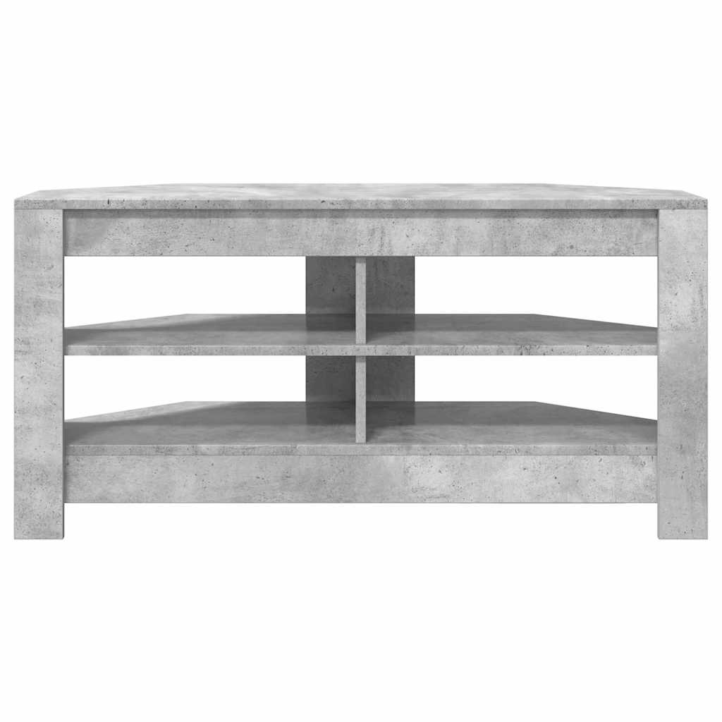 vidaXL RogowaSzafkanaTelewizor Betonowy szary 102 x 40,5 x 45 cm
