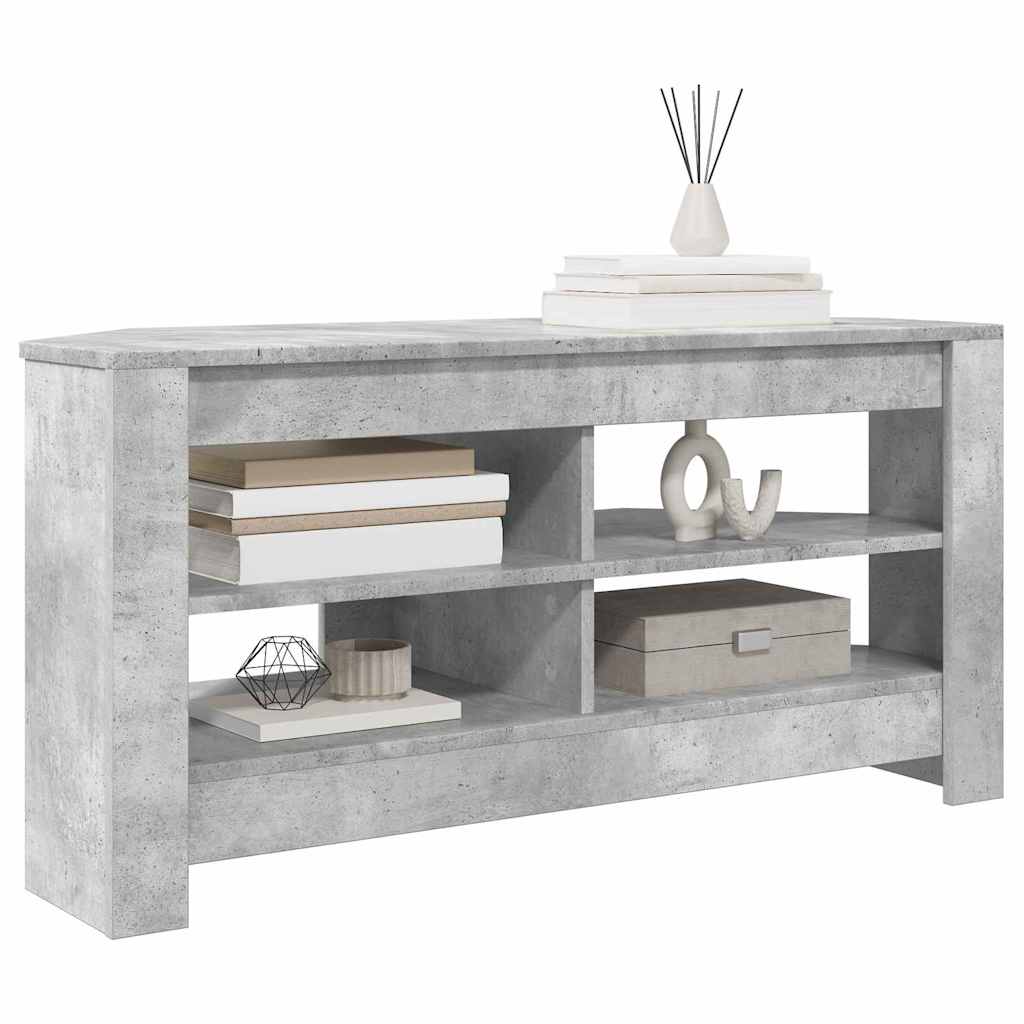 vidaXL RogowaSzafkanaTelewizor Betonowy szary 102 x 40,5 x 45 cm