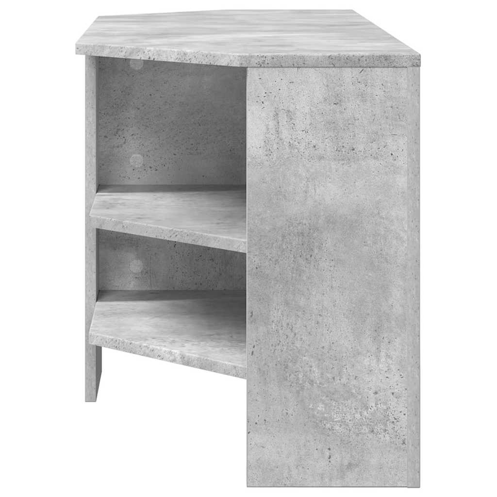 vidaXL RogowaSzafkanaTelewizor Betonowy szary 102 x 40,5 x 45 cm