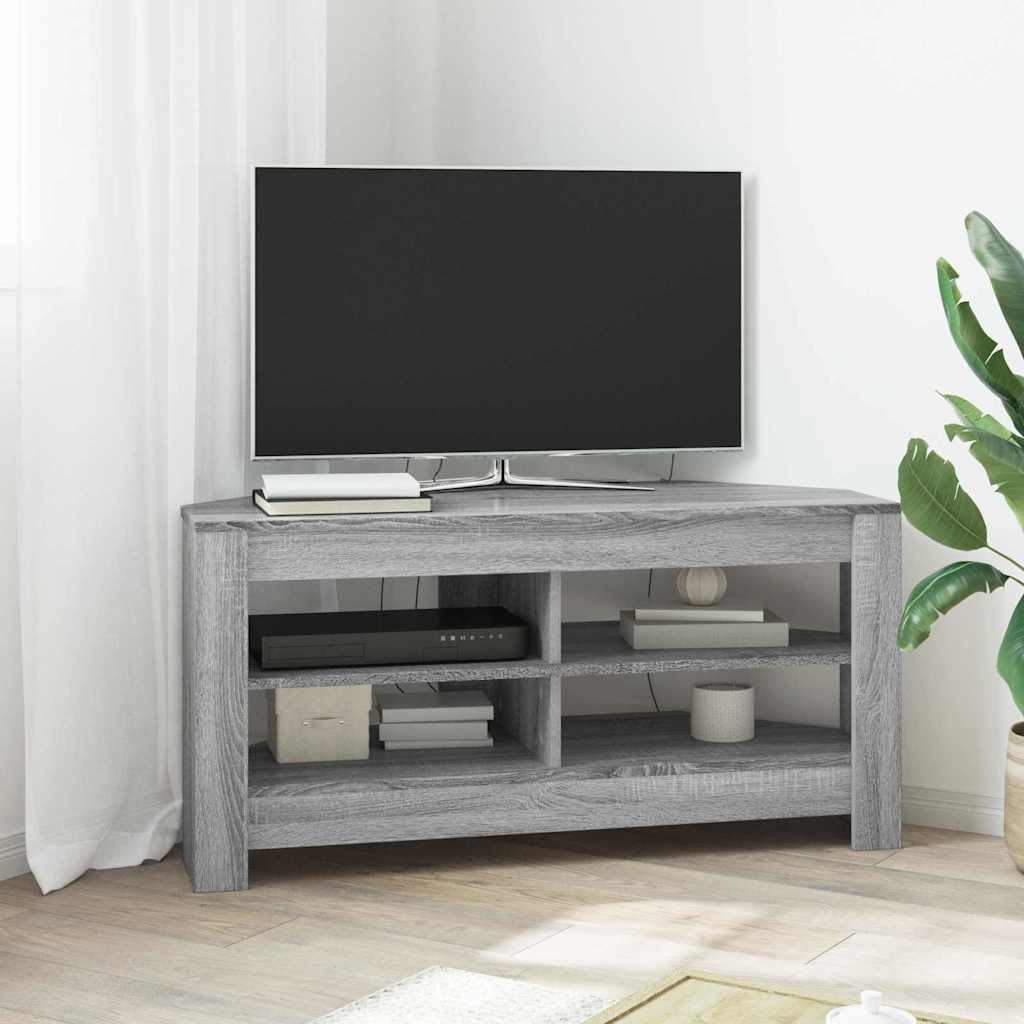 vidaXL RogowaSzafkanaTelewizor Szary Sonoma 102 x 40,5 x 45 cm