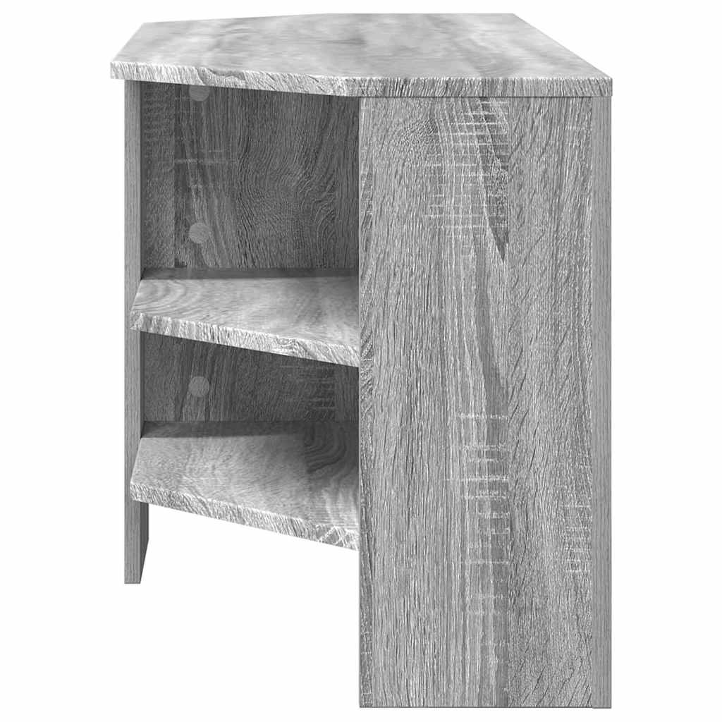 vidaXL RogowaSzafkanaTelewizor Szary Sonoma 102 x 40,5 x 45 cm