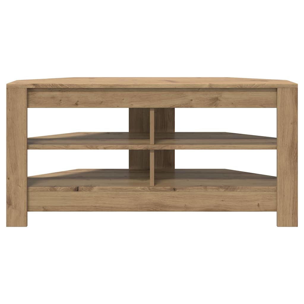 vidaXL RogowaSzafkanaTelewizor 102 x 40,5 x 45 cm Dąb rzemieślniczy