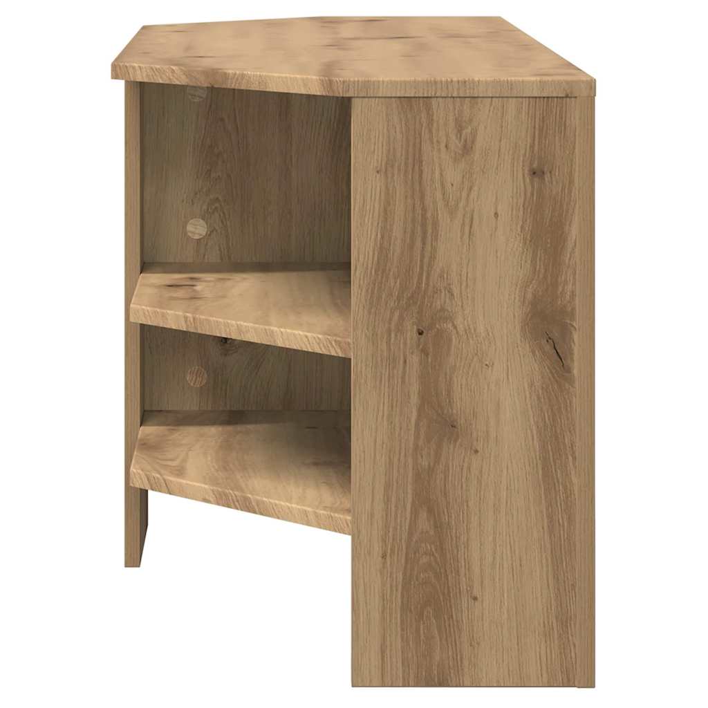 vidaXL RogowaSzafkanaTelewizor 102 x 40,5 x 45 cm Dąb rzemieślniczy
